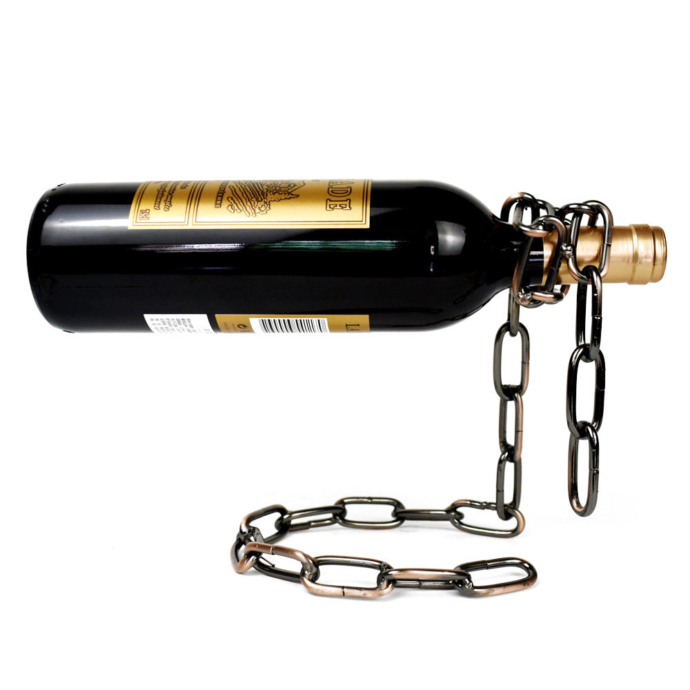 Magic Iron Chain Wine Holder